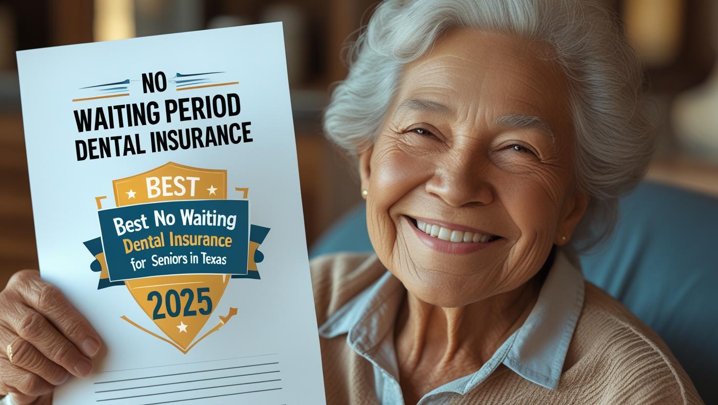 No Waiting Period Dental Insurance for Seniors in Texas
