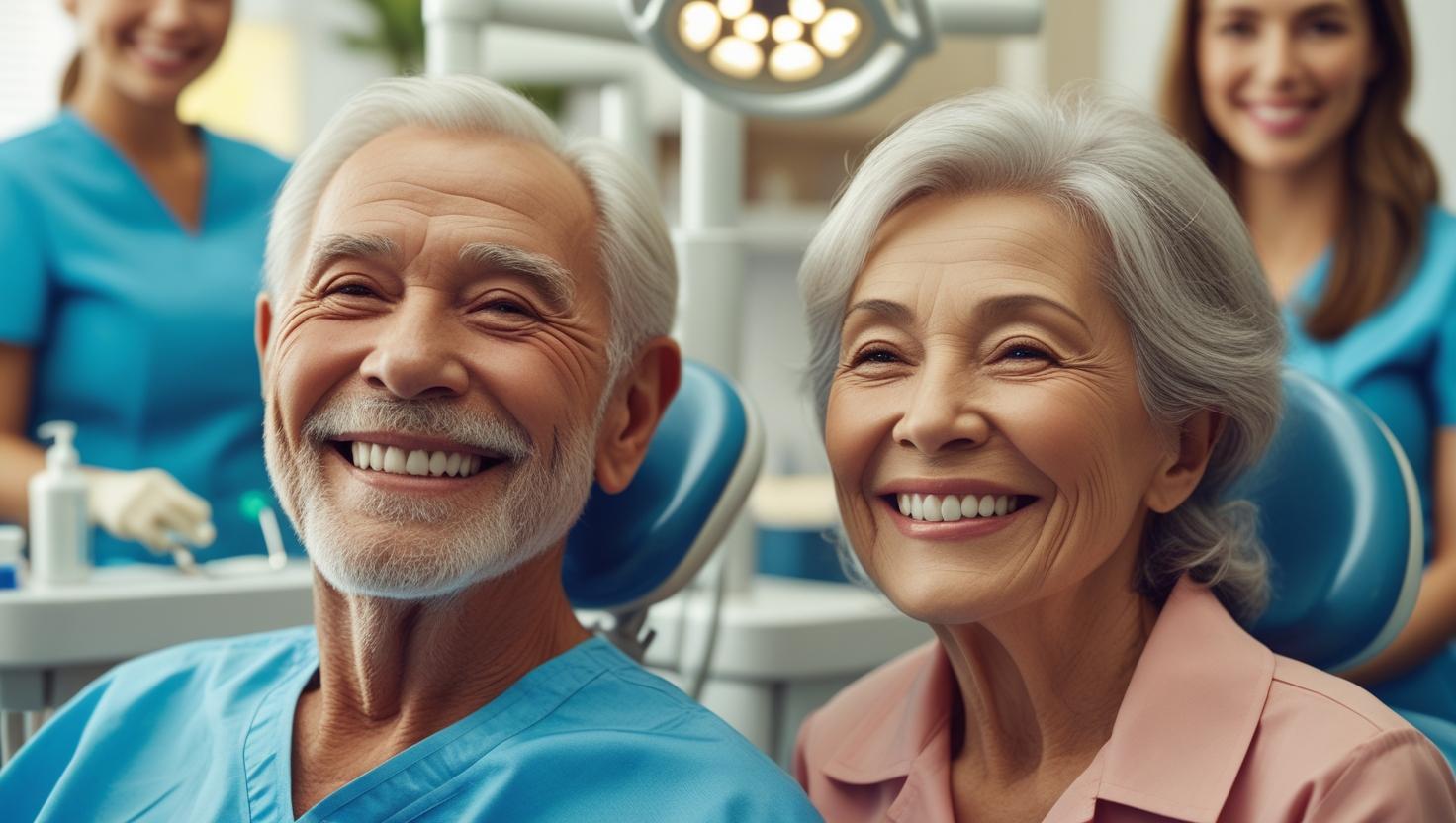 Senior visiting dentist for dental insurance coverage in the USA in 2025